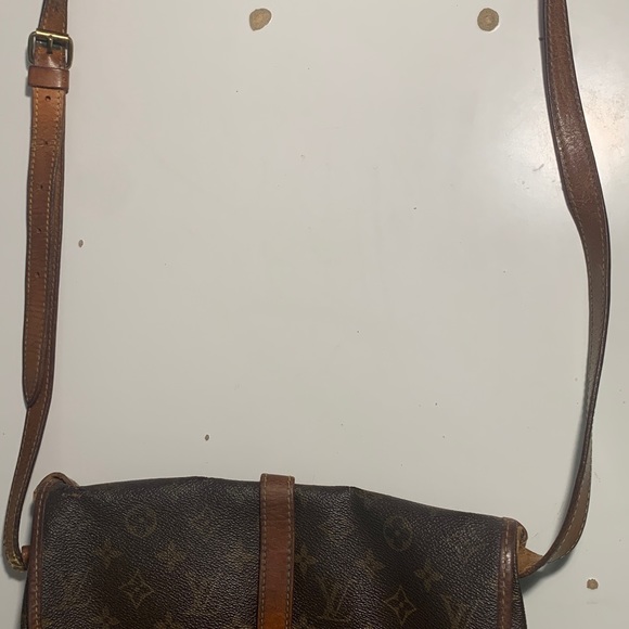 Authentic Vintage Louis Vuitton Saumur Satchel 35 double bag - Picture 14 of 15